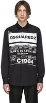 Thumbnail for your product : DSQUARED2 Black Stretch Poplin Shirt