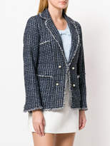 Thumbnail for your product : Edward Achour Paris pearl-button tweed jacket