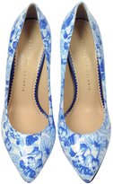 Thumbnail for your product : Charlotte Olympia Debbie Blue Koi Print Patent Leather Platform Pump