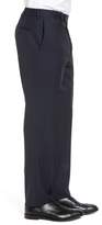 Thumbnail for your product : JB Britches Flat Front Solid Wool Trousers