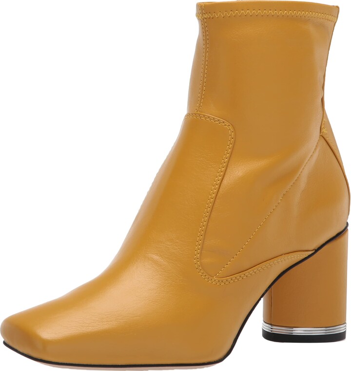 mustard booties