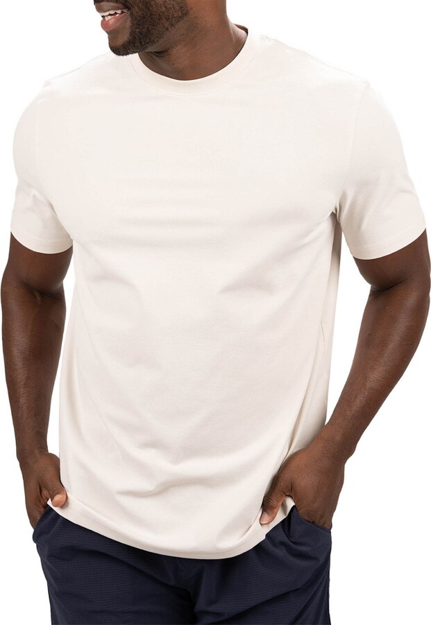 Black Clover Men's Slub Golf T-Shirt, XL, Chalk