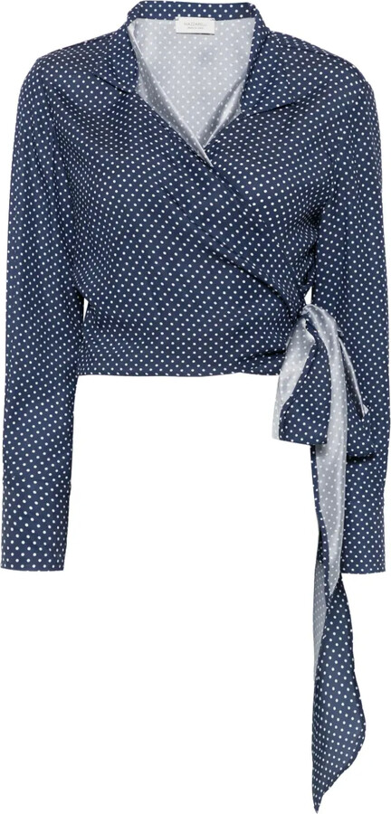 Mazzarelli Polka-Dot Print Shirt