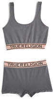 Thumbnail for your product : True Religion WOMENS BRALETTE AND BOY SHORT SET