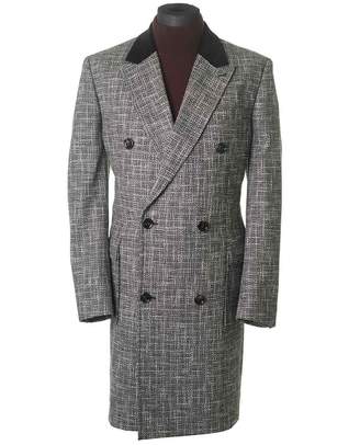 Circle Of Gentlemen Huxley Double Breasted Textured Overcoat