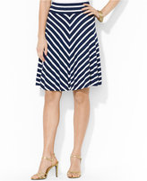 Thumbnail for your product : Lauren Ralph Lauren Chevron-Print A-Line Skirt