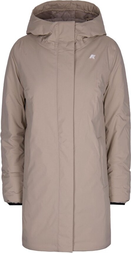 K-Way Sophie Soft Marmotta Medium Coat