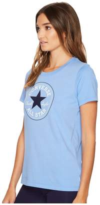 Converse Core Solid Short Sleeve Core Patch Crew Tee Women's T Shirt