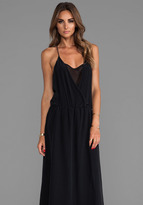 Thumbnail for your product : Helena Quinn Drape Front Maxi Dress