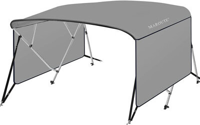 GarveeHome 4 Bow Bimini Tops for Boat 8' L x 54\