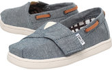 Thumbnail for your product : Toms Bimini striped canvas shoes 2-7 years