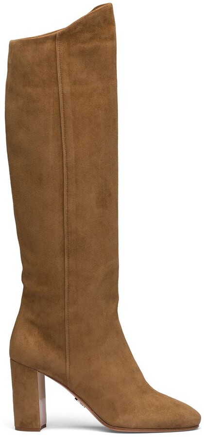camel high boots