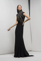 Thumbnail for your product : Isabel Sanchis Embroidered Boardman Gown