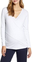 Thumbnail for your product : Angel Maternity Crossover Maternity/Nursing Top