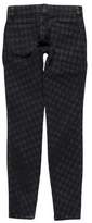 Thumbnail for your product : J Brand Houndstooth Print Mid-Rise Jeans