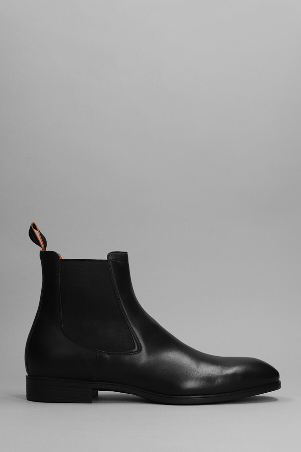 Santoni Ankle Leather Boots - ShopStyle