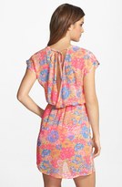 Thumbnail for your product : O'Neill 'Citrus Floral' Chiffon Cover-Up Dress