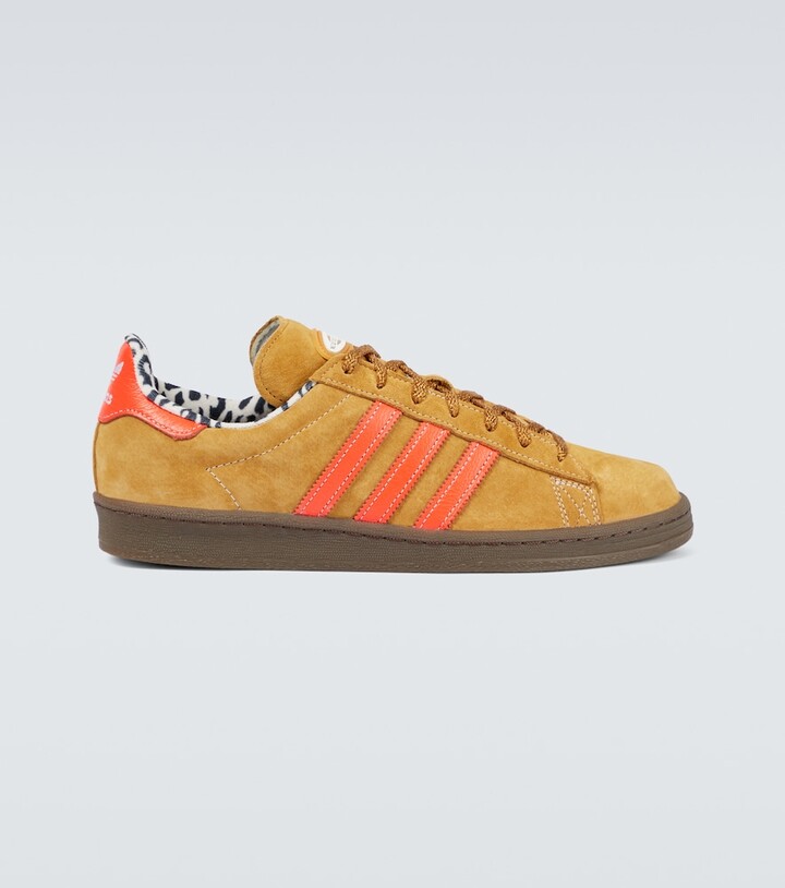 adidas brown suede sneakers