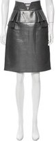Thumbnail for your product : Temperley London Ruffle-Accented Knee-Length Skirt