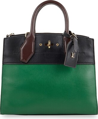 Louis Vuitton - Authenticated Luco Handbag - Leather Green for Women, Never Worn