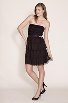 Thumbnail for your product : Corey Lynn Calter Gloria Ruched Strapless Dress in Onyx
