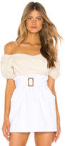 Thumbnail for your product : superdown Gabriella Puff Sleeve Top