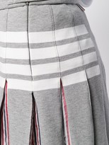 Thumbnail for your product : Thom Browne Pleated Loopback Miniskirt