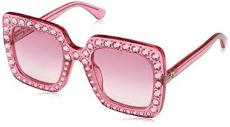 Gucci Women'S Gg0148S Gg0148S 003 Rectangular Sunglasses