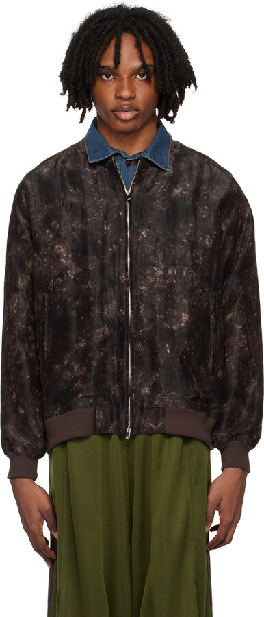 Needles Metallic Velvet Bomber Jacket - ShopStyle