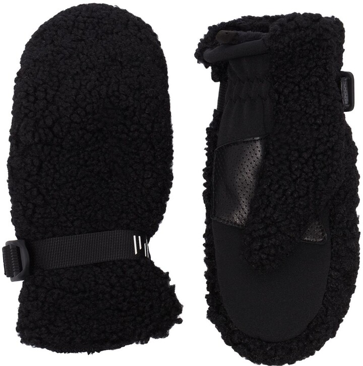Holden Adjustable Buckle FauxShearling Gloves ShopStyle