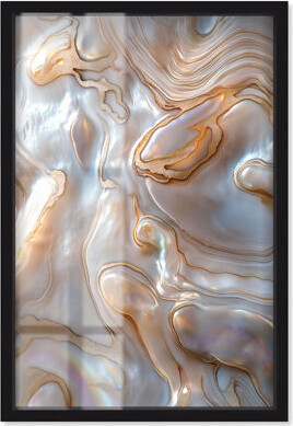 Art Remedy Fluid Preciousness I Shadowbox Print Geode Wall Decor