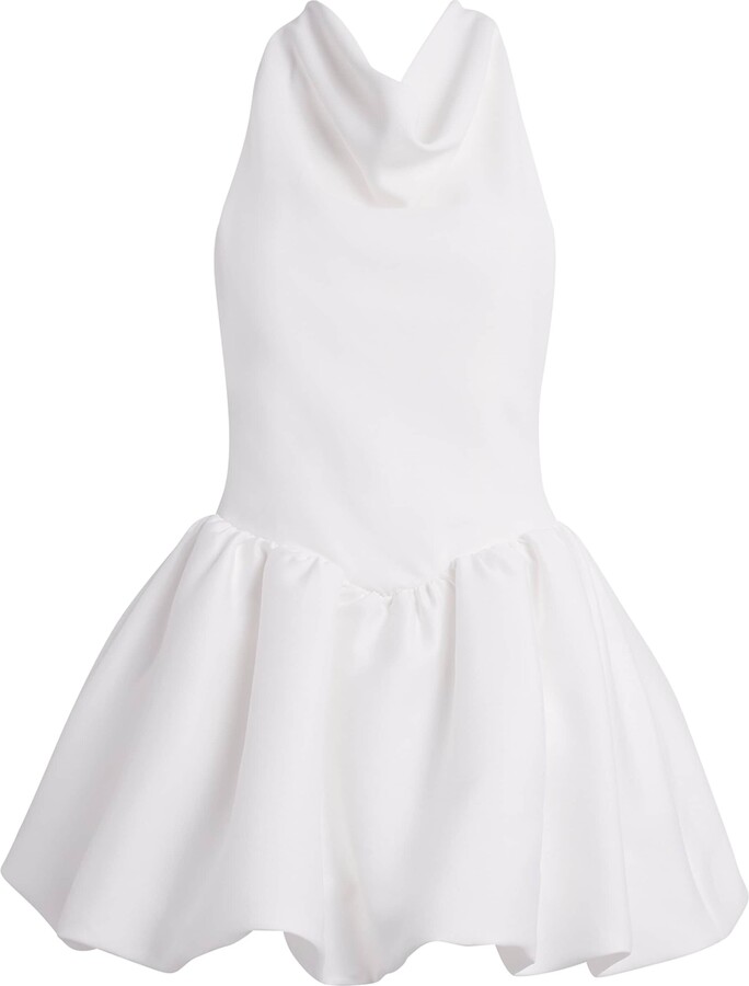 Self-Portrait Crepe Halterneck Mini Dress