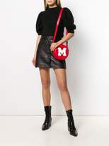 Thumbnail for your product : MSGM M logo crossbody bag