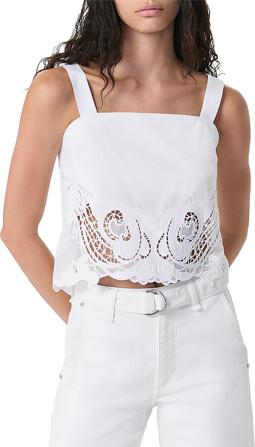 Rag & Bone Clem Lace Tank Top