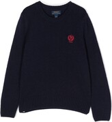 Thumbnail for your product : Ralph Lauren Kids Logo-Embroidered Wool-Cashmere Jumper