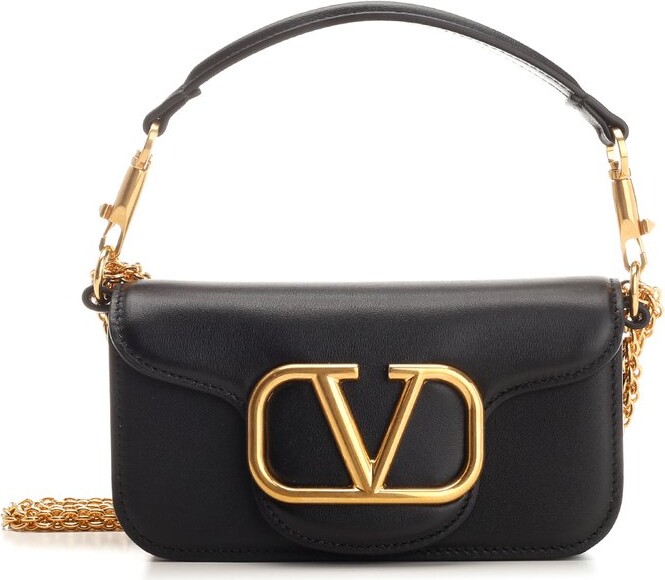Valentino Locò VLogo Plaque Foldover Top Shoulder Bag - ShopStyle