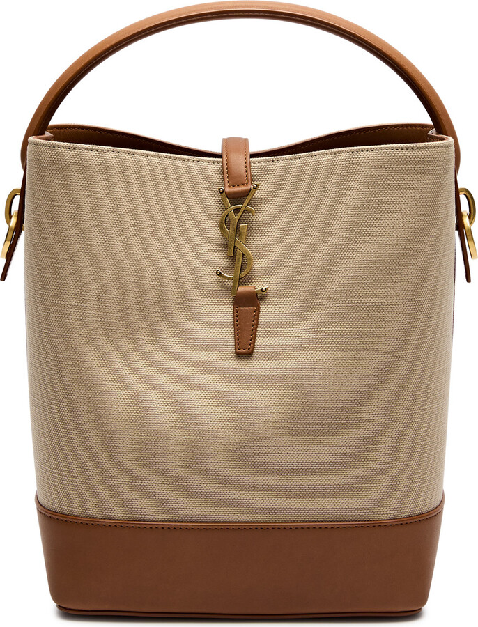 Saint Laurent Le 37 Canvas Bucket bag