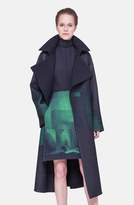 Thumbnail for your product : Akris Print Double Face Wool Coat