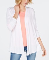Thumbnail for your product : Karen Scott Draped Open-Front Cardigan, Created for Macy's