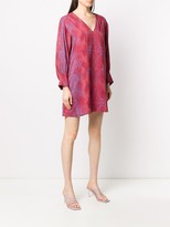 Thumbnail for your product : Just Cavalli Snakeskin Print Flared Dress