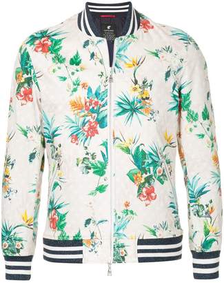 Loveless floral bomber jacket