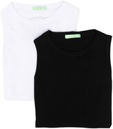 Thumbnail for your product : Aries Two-Pack Ribbed Vest Tops