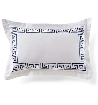 Southern Living Greek Key Embroidered Oblong Breakfast Pillow