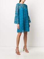 Thumbnail for your product : Alberta Ferretti Embroidered Lace Layered Dress