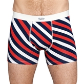 Thumbnail for your product : Happy Socks Men's Polka Jersey Boxer Brief - Navy / Red / White