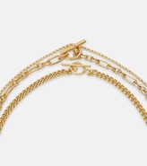 Thumbnail for your product : Tilly Sveaas Set of three 18kt gold-plated sterling silver chain necklaces