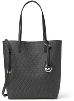 Thumbnail for your product : MICHAEL Michael Kors Hayley Large North-South Logo-Print Tote