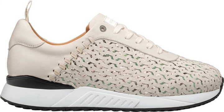 Mezlan Plata Laser-Cut Leather Sneaker