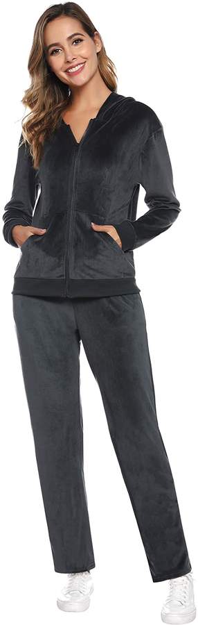 adidas velour sweatsuit