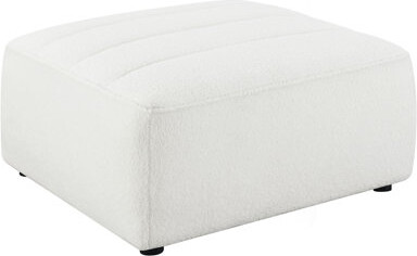 Latitude Run Comfortable Square Upholstered Ottoman(ONLY OTTOMAN)